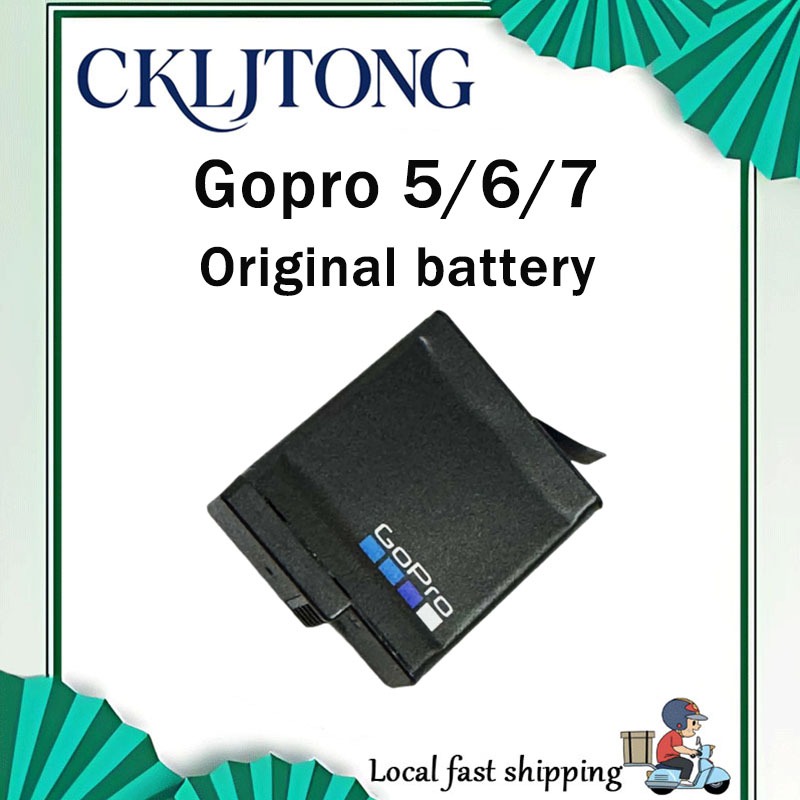 แบตเตอรี่แบบชาร์จไฟได้ GoPro 5 HERO สําหรับ Hero 5/6/7 Camer แบตเตอรี่ 1220mAh
