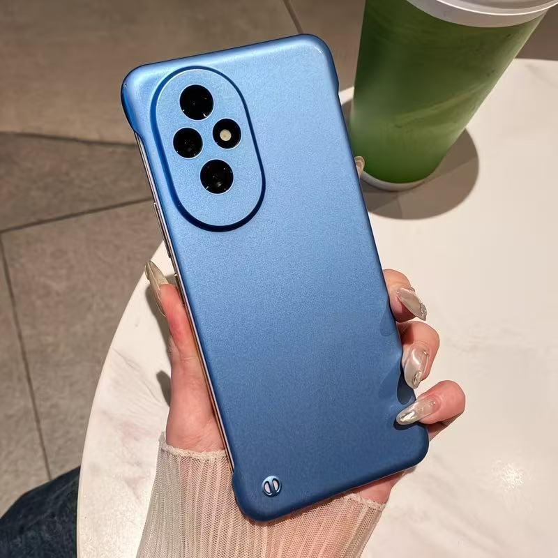 เคสแข็งสําหรับ Honor 200 5G (ELI-NX1) 200 Pro 5G (ELP-NX9) เคสหรูหราบางพิเศษเคสโทรศัพท์สีเงินความงาม