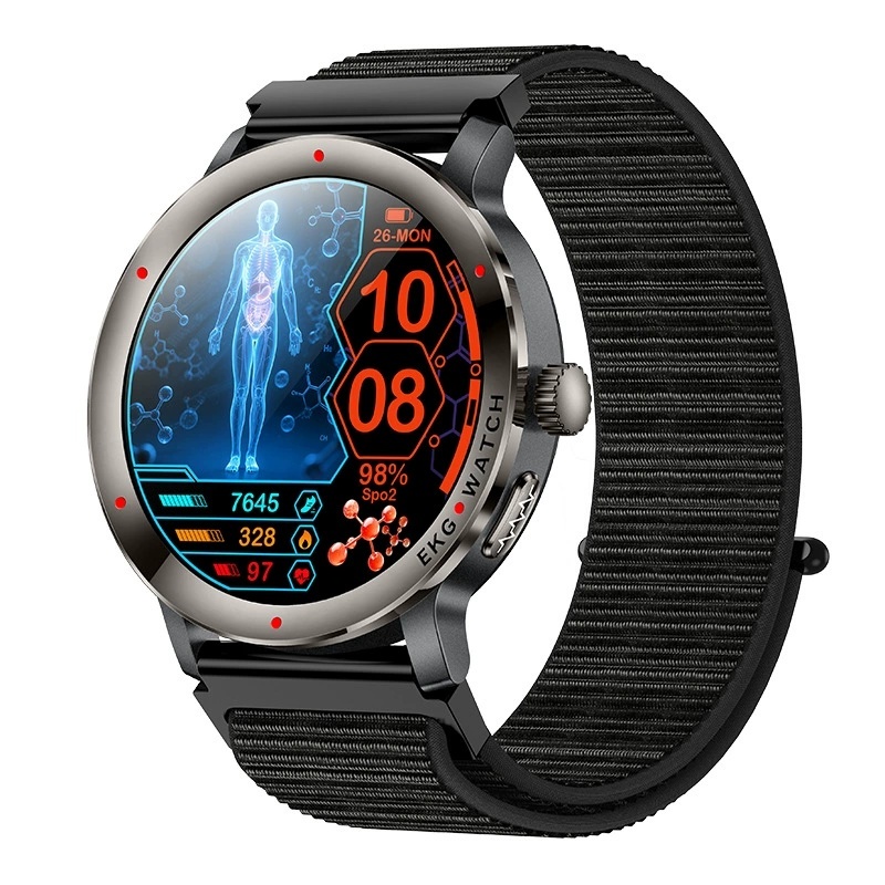 KC102 Smart Watch ECG+PPG Blood Fat การตรวจสอบทั้งร่างกาย BT Call การออกกําลังกาย