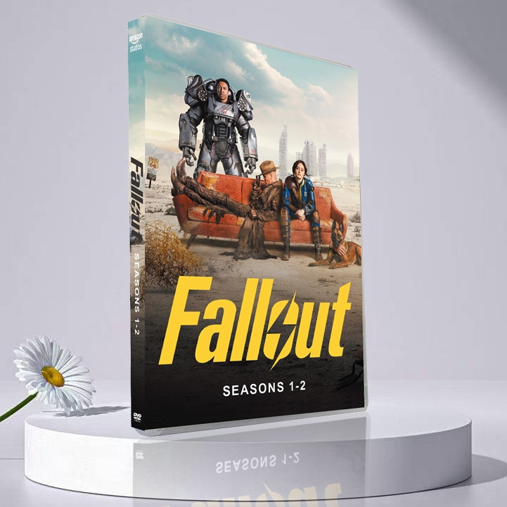 Fallout Seasons 1-2 DVD เวอร์ชันเต็มภาษาอังกฤษเสียงคําบรรยายอเมริกัน Dramaผ้าฝ้ายต้นฉบับFhด 6 ไม่มี 