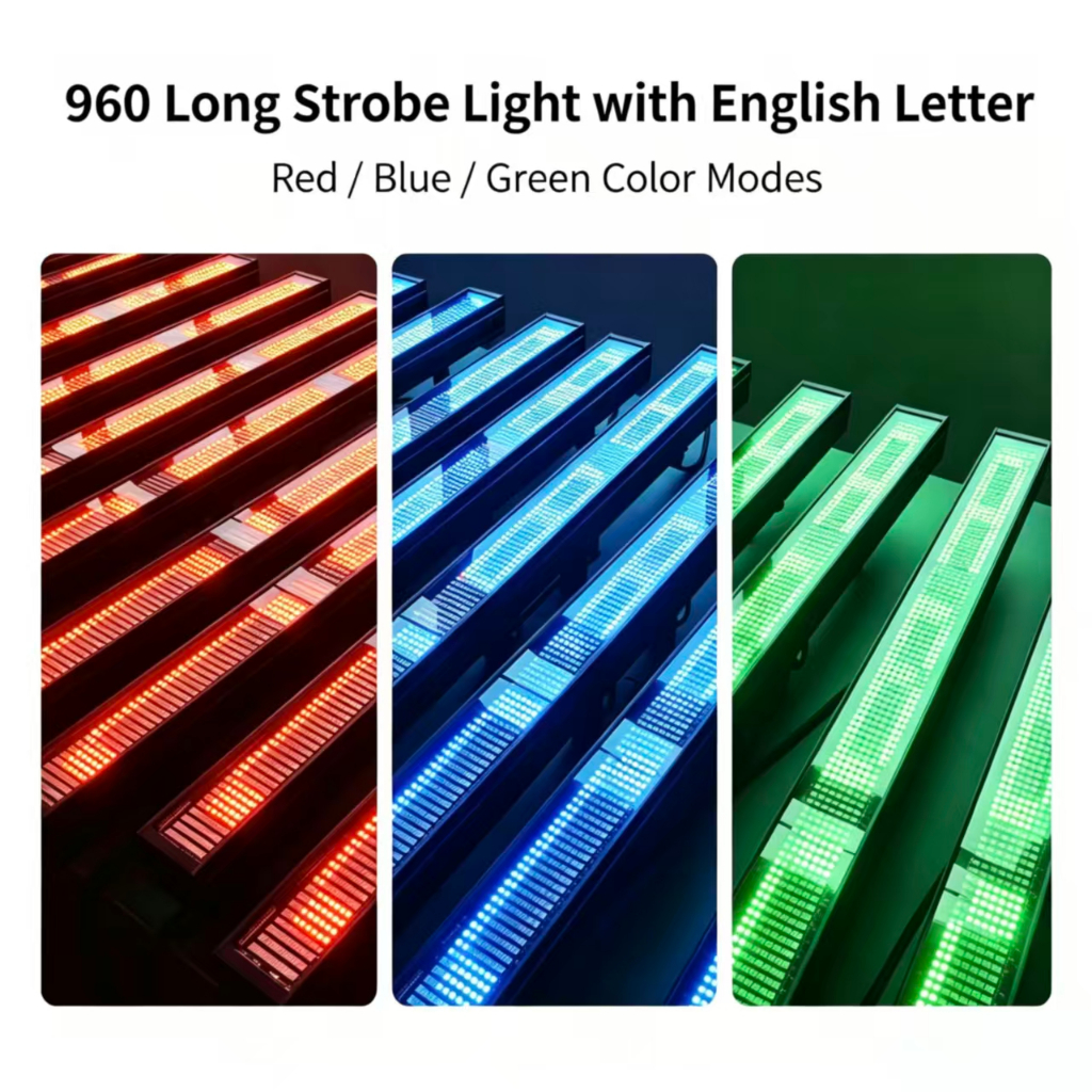 960 Long Strobe Light LED Strobe Light DMX512 RGB Stage กระพริบแสง DJ Club Bar Party Disco Stage Lig