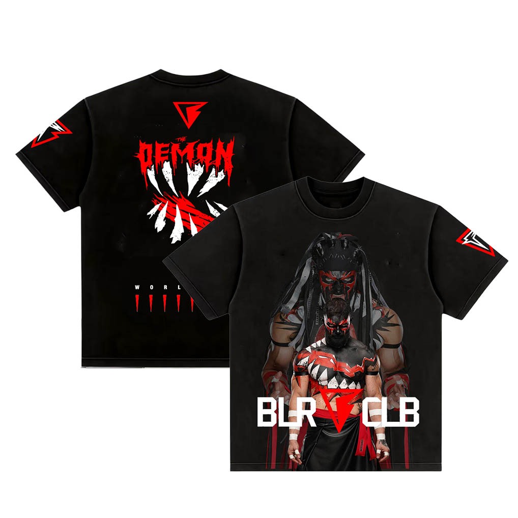 เสื้อยืดผู้ชาย Black Finn Bálor The Demon Change