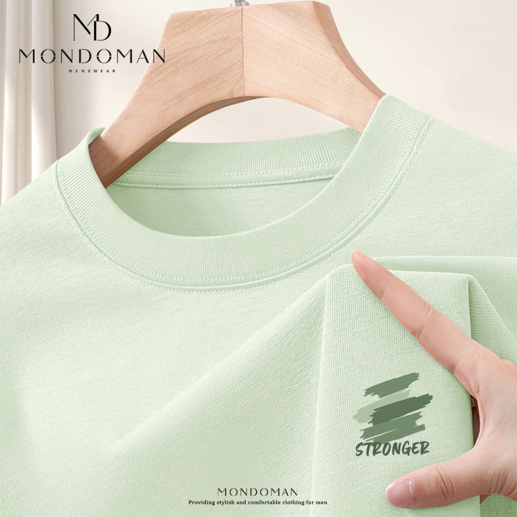 MODOMAN เสื้อยืดลำลองผู้ชาย แขนสั้น แห้งเร็ว ระบายเหงื่อ ระบายอากาศ ใส่สบาย ทำงาน T-Shirt (MSGDX)