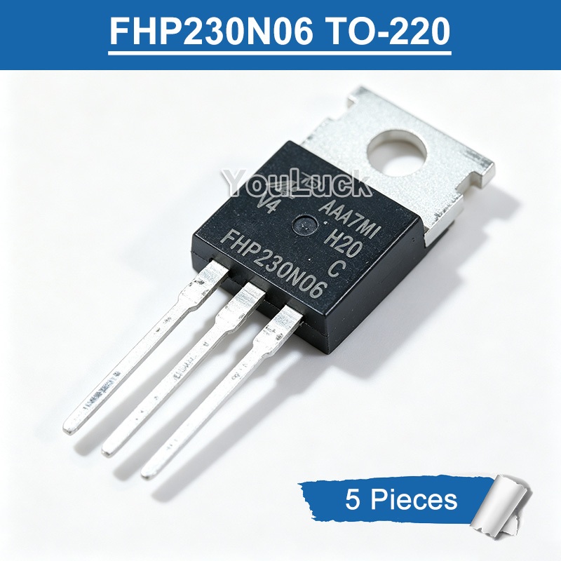 5 ชิ้น FHP230N06 TO-220 230A/60V N-Channel MOSFET ทรานซิสเตอร์ใหม่เดิม
