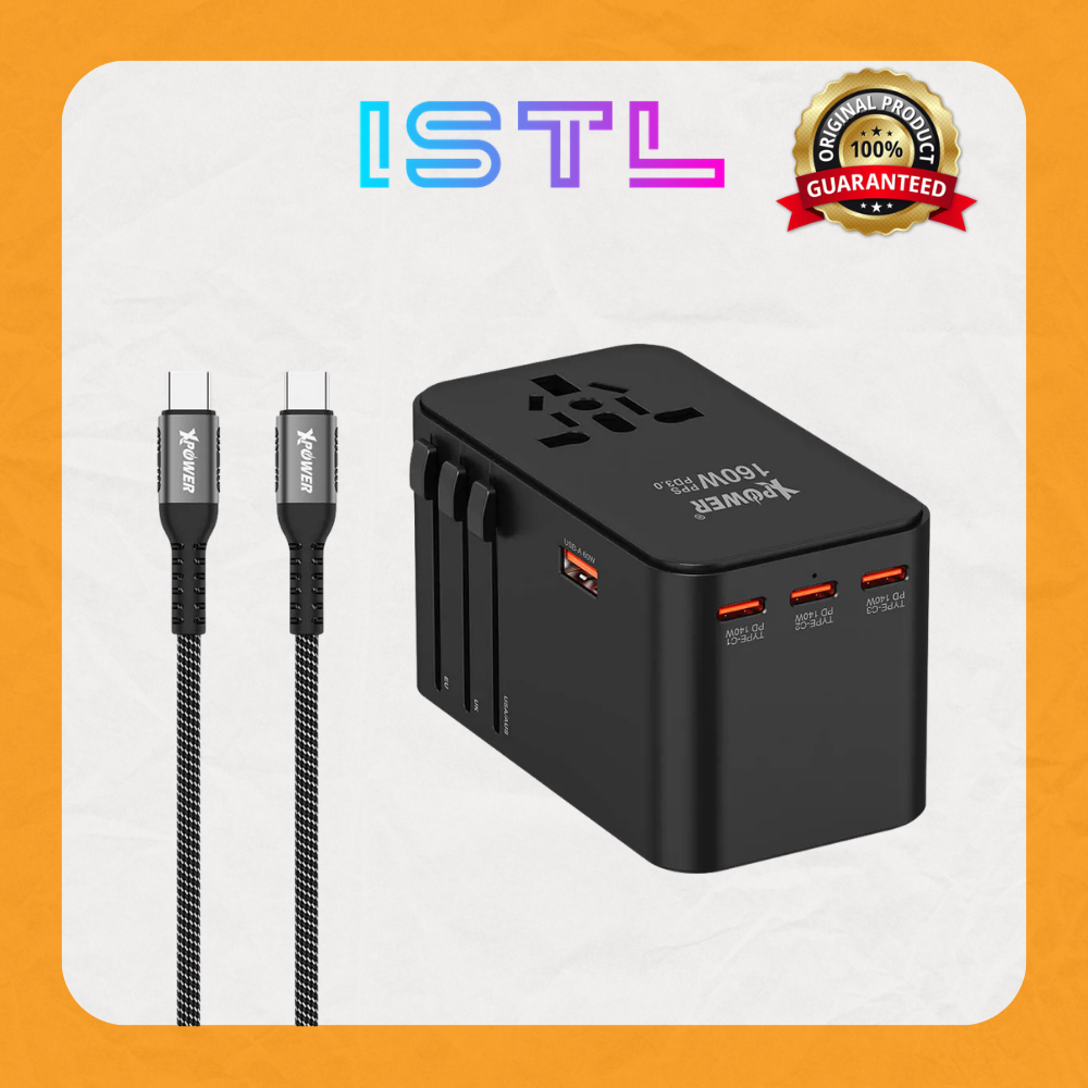 XPOWER TA160 160W 5 Output PD 3.1/PPS Gan raver Adapter รุ่นสากล