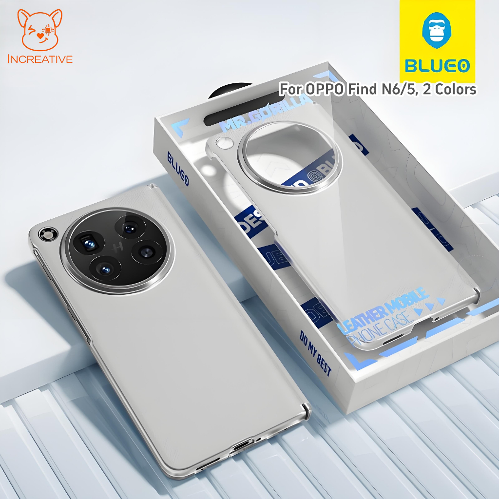 เคสแม่เหล็กหนัง Blueo Vegan สําหรับ OPPO Find N6/5 - เคสพรีเมี่ยมกันกระแทกด้านป้องกันลายนิ้วมือ