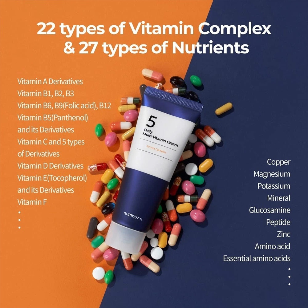 Numbuzin NO 5 DAILY Multivitamin Cream 60ml