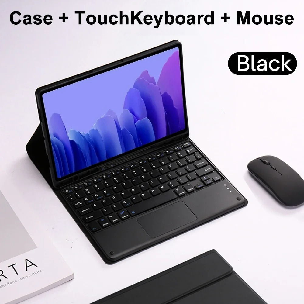 เคสคีย์บอร์ดสําหรับ Lenovo M11 / Tab P11 plus / M10 Plus / Tab K11 Plus Trackpad คีย์บอร์ด PU Lether