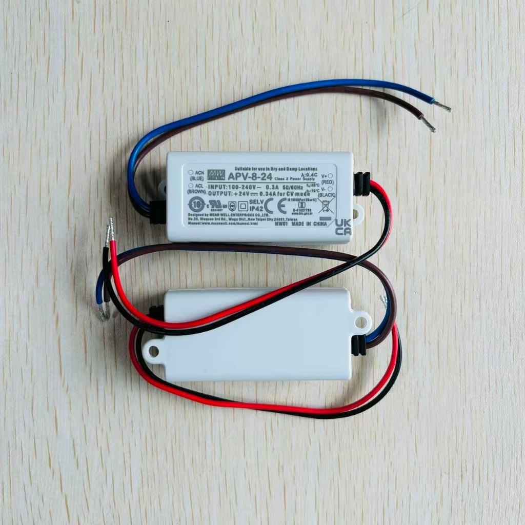 MEAN WELL APV-8 APV-8-5 APV-8-12 APV-8-24 เอาต์พุตเดี่ยว Switching Power Supply APV-8 5V 12V 24V