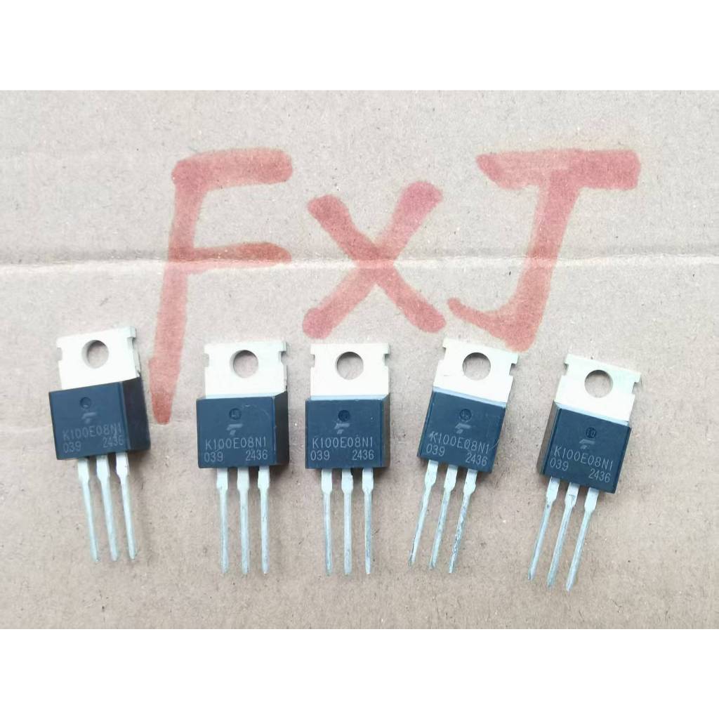 ((10 ชิ้น) K100E08N1 ยี่ห้อใหม่ TK100E08N1 100A/80V TO-220 Field Effect Tube