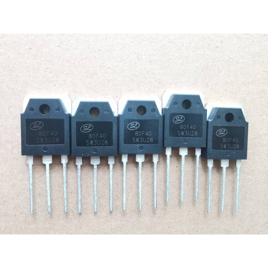 ((5 ชิ้น) 80F40 ของแท้นําเข้าใหม่เอี่ยม SL80F40 SFR80F40PN