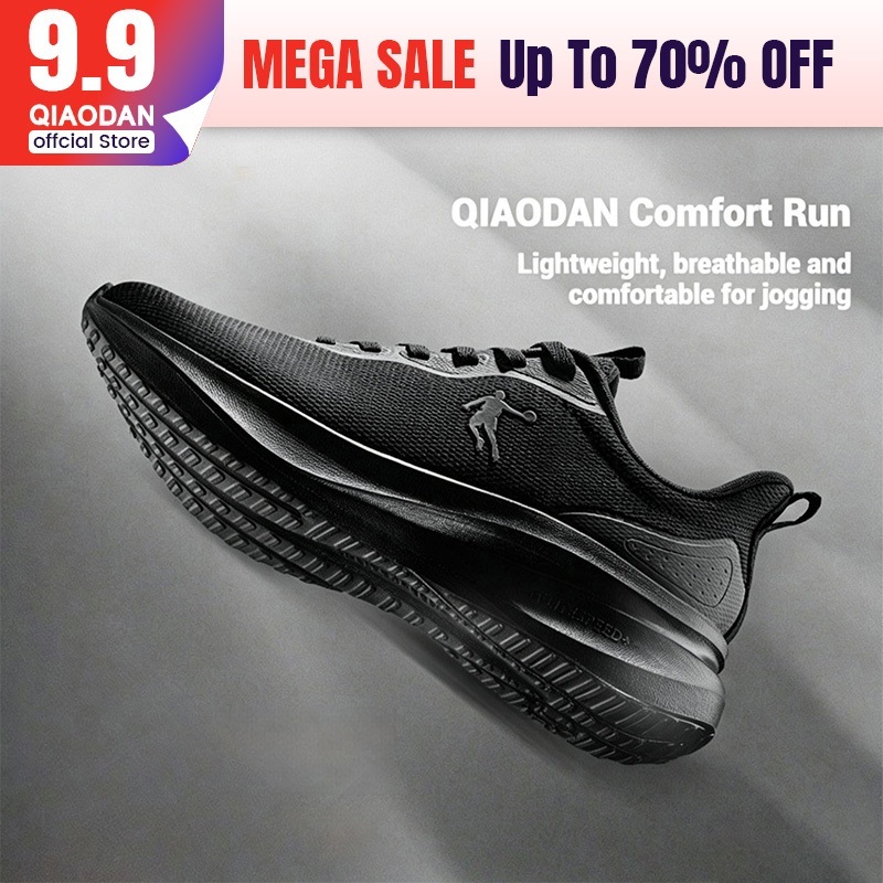 Qiaodan Comfort Run รองเท้าผู้ชาย นุ่ม เบา ใส่สบาย สำหรับเดินและใช้งานประจำวัน Wide FitQXB023252221R