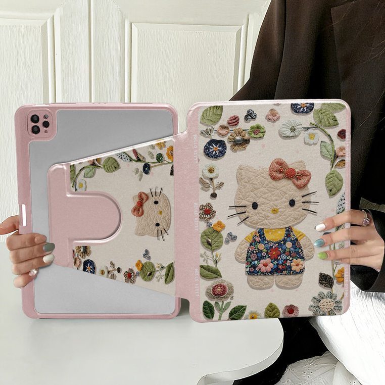 360° เคสอะคริลิคน่ารักหมุนได้สําหรับ Apple iPad (2022) iPad 10th Gen 10.9 นิ้ว | IPad 11th Gen Apple