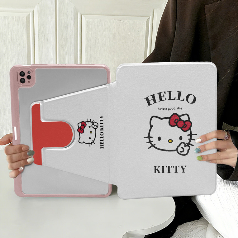 360° เคสอะคริลิคน่ารักหมุนได้สําหรับ Apple iPad (2022) iPad 10th Gen 10.9 นิ้ว | IPad 11th Gen Apple