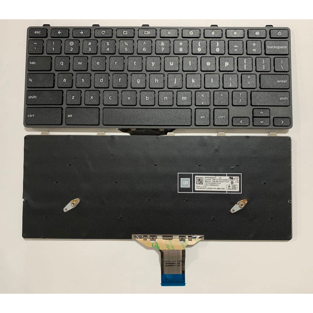US สําหรับ Dell Chromebook 11 5190 3100 3110 2-in-1 005PY8 00D2DT 0D2DT แป้นพิมพ์แล็ปท็อป
