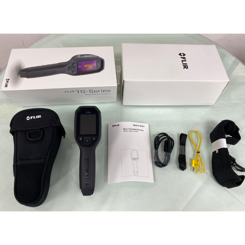 FLIR TG268 24:1 Spot IR Thermal Imaging Camera with Bullseye Laser and Type K Thermocouple
