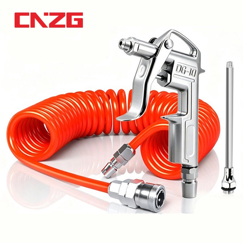 CNZG PU Compressor ท่อ 8*5 มม.แรงดันสูงทําความสะอาดสเปรย์ปืน Air Duster Blow Spring Tube ท่อสปริง Air ท่อ
