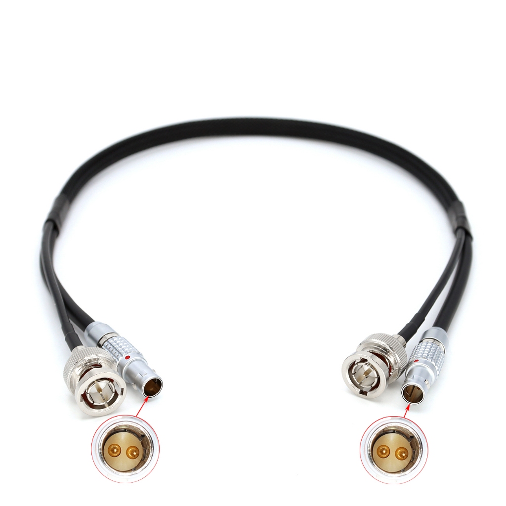 สายไฟ 0B 2Pin to 0B 2Pin + SDI Video Cable สําหรับ Teradek Bolt Bond Zacuto Gratical Eye