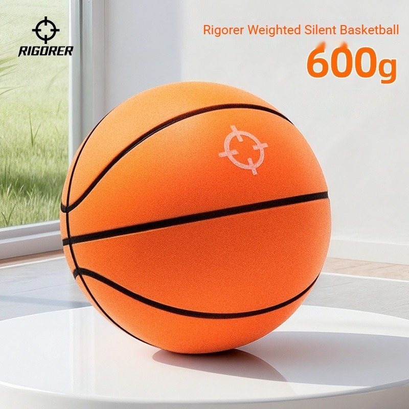 Rigorer Quiet Basketball Size 7 โฟมเสียงรบกวนต่ําการฝึกอบรมในร่ม Silent Dribbling Ball สําหรับใช้ในบ้าน