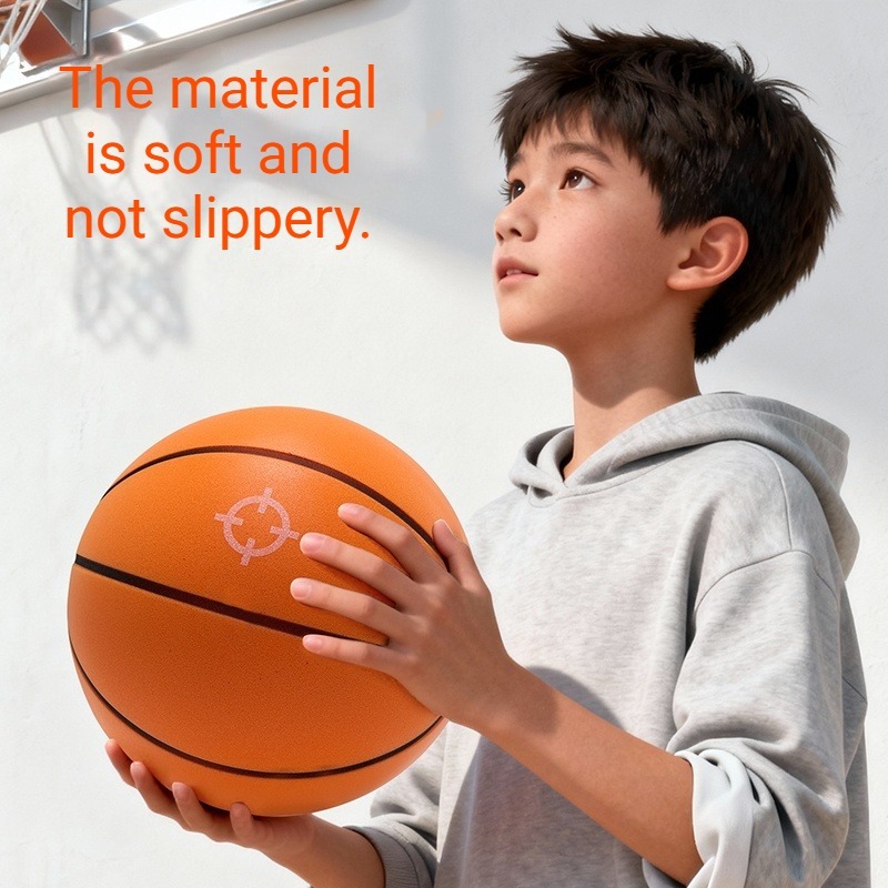 Rigorer Quiet Basketball Size 7 โฟมเสียงรบกวนต่ําการฝึกอบรมในร่ม Silent Dribbling Ball สําหรับใช้ในบ้าน — صورة 3