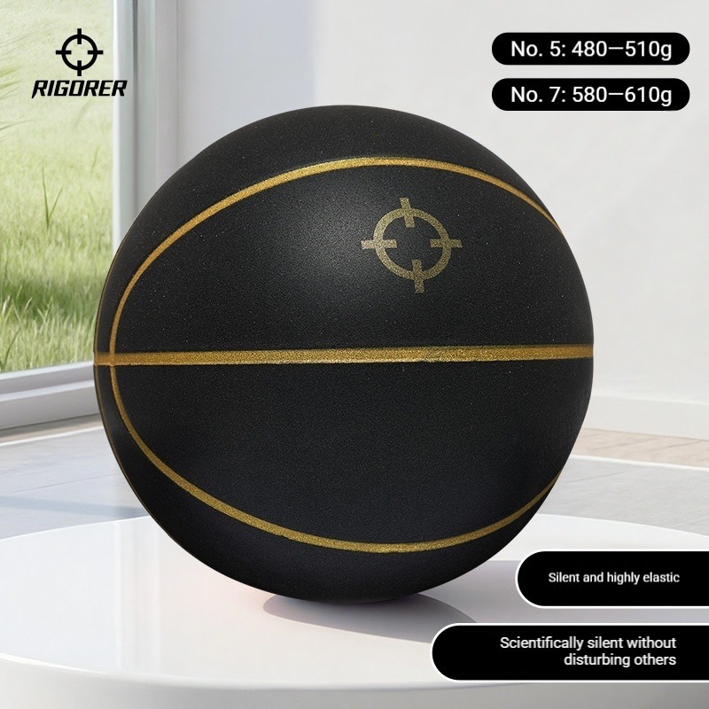 Rigorer Quiet Basketball Size 7 โฟมเสียงรบกวนต่ําการฝึกอบรมในร่ม Silent Dribbling Ball สําหรับใช้ในบ้าน — صورة 7