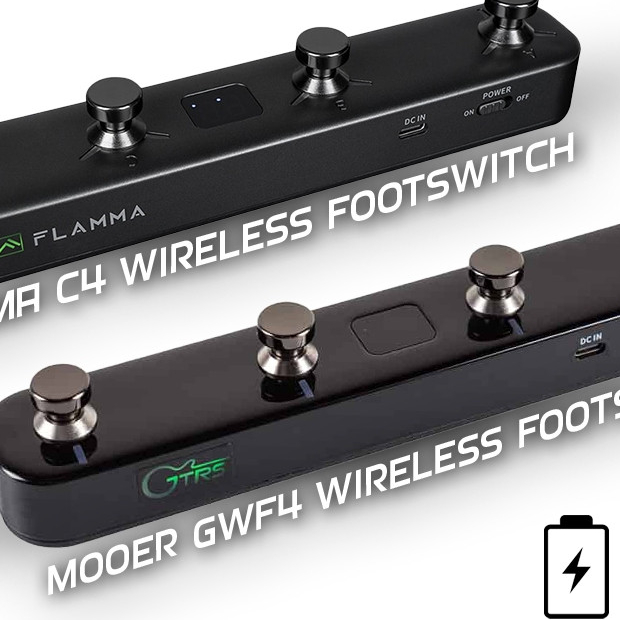 MOOER Mouer GWF4 GTRS Wireless Footswitch / Flamma C4 Wireless Footswitch Footswitch GTRS Footswitch