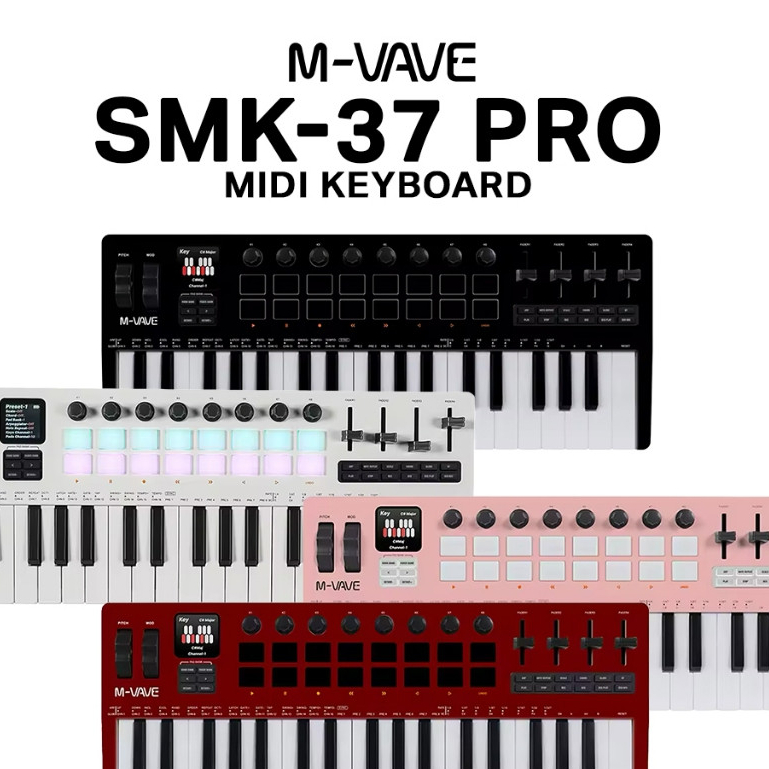 M-VAVE SMK-37 PRO Midi Keyboard มี MVAVE SMK37