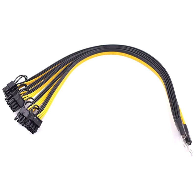 5*6Pin PCIe Express Connector Sever สายไฟสําหรับ P3 S7 S9 S11 L3 Z9 Bitmain Miner เครื่องรองรับ Mine