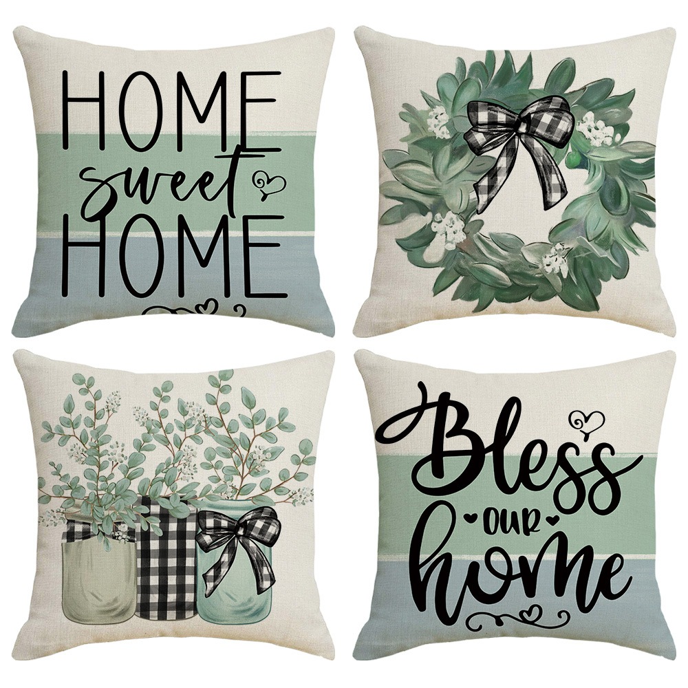 70×70.55×55.45×45.40×40.Bless Home ปลอกหมอนตกแต่งโซฟาที่บ้าน