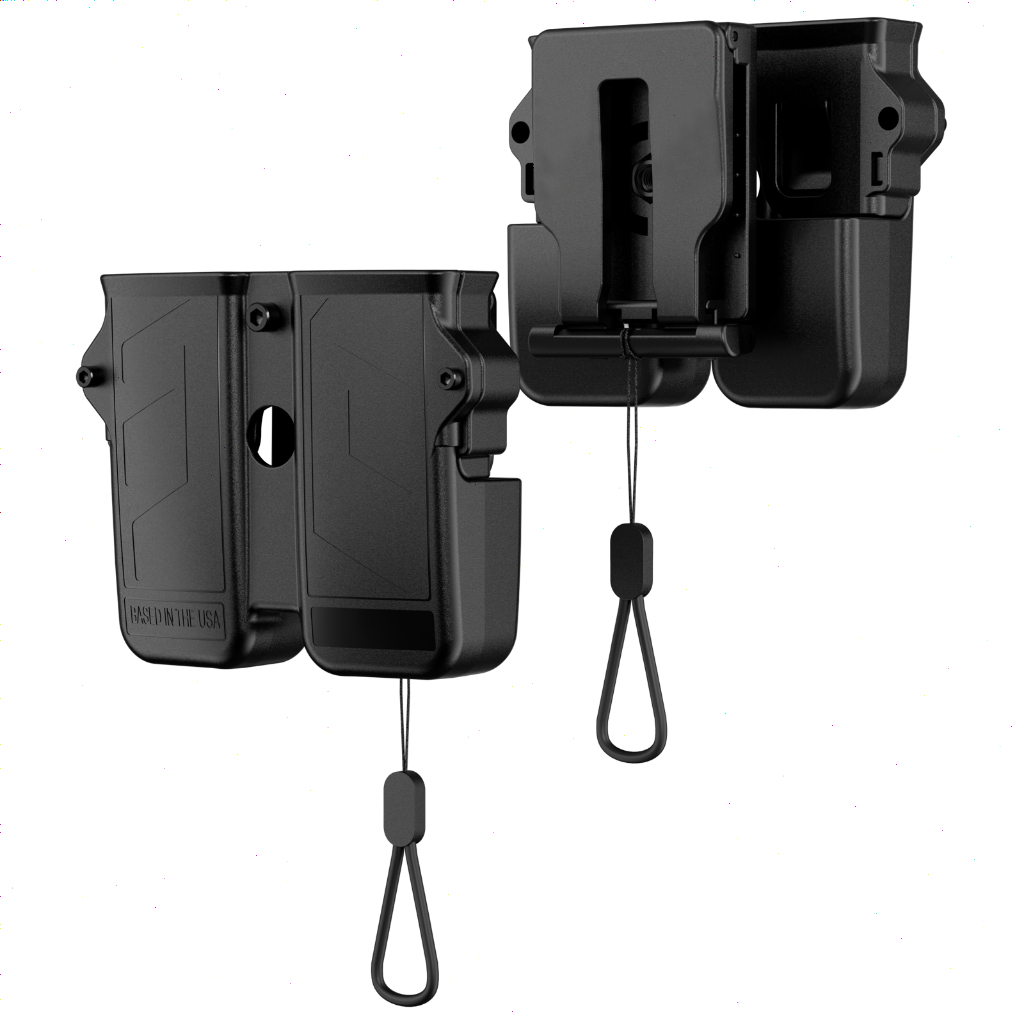 PA66+GF30 Universal Double Mag Holster Single & Double Stack Universal Magazine Holster