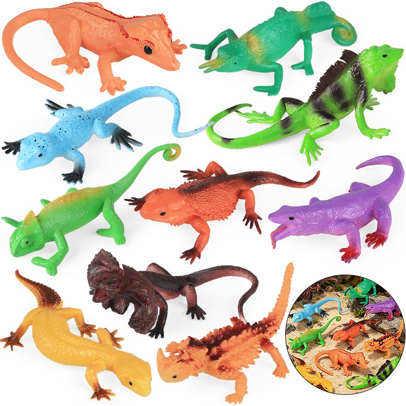 TPR สัตว์จําลอง Lizard chameleon ร่ม Lizard palace กระดูกสันหลัง Lizard ครอบครัว Mordor ยักษ์ Lizard