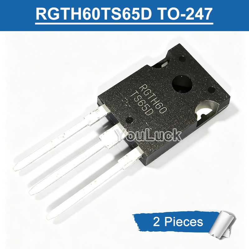 2 ชิ้น RGTH60TS65D TO-247 RGTH60 TS65D 60A/650V IGBT ทรานซิสเตอร์ใหม่เดิม