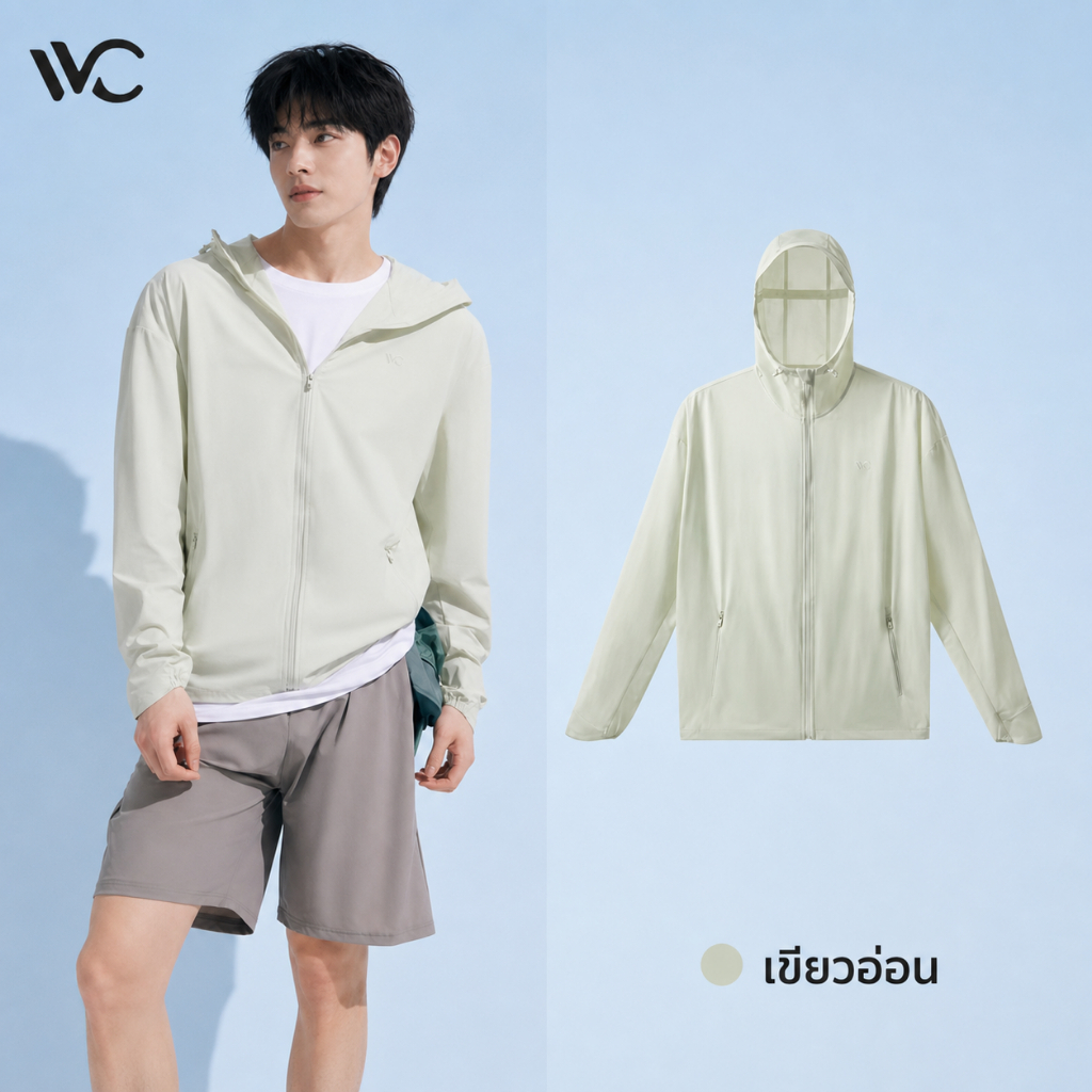 【พร้อมส่งภายในวันที่สั่ง】VVC เสื้อกีฬากันแดดผู้หญิง ทรงหลวมสบาย UPF200+ สำหรับฤดูร้อน เสื้อกันแดดแฟชั่น — صورة 6
