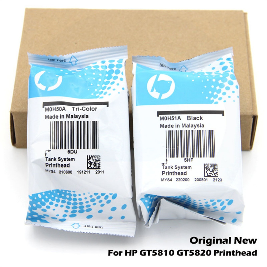 Original GT51 GT52 MOH50A MOH51A ตลับหมึกหัวพิมพ์หัวพิมพ์สําหรับ HP GT5820 GT5810 ถัง 310 315 318 31