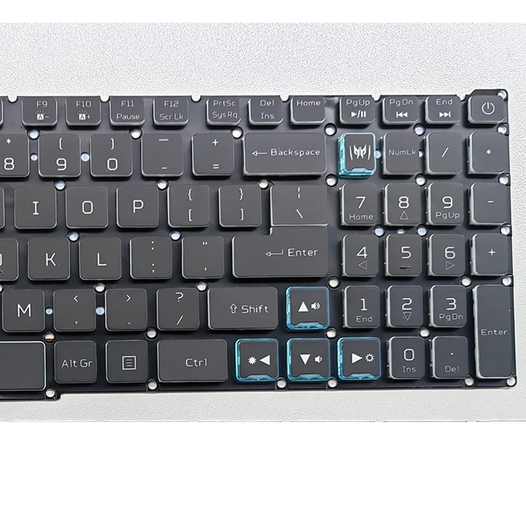 แป้นพิมพ์แล็ปท็อปสําหรับ Acer Nitro 5 AN515-57-506A AN515-57-54LL AN515-57 AN515-45 RGB US Backlit ส