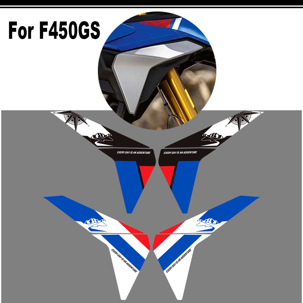 สําหรับ BMW F450GS F450 F 450 GS ผจญภัยรถจักรยานยนต์ถังน้ํามันเชื้อเพลิง Pad Protector สติกเกอร์เข่า