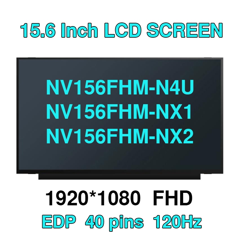 15.6 "120Hz แล็ปท็อปหน้าจอ LCD B156HAN13.1 B156HAN13.0 NV156FHM-N4U NV156FHM-NX1 NX2 สําหรับ Lenovo 