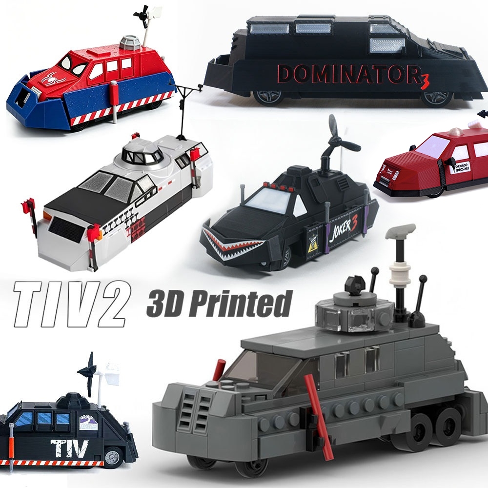 TIV2 Storm Chaser DIY ประกอบอิฐรุ่นรถ 3D พิมพ์ SDS รถงานอดิเรกของเล่นสะสม
