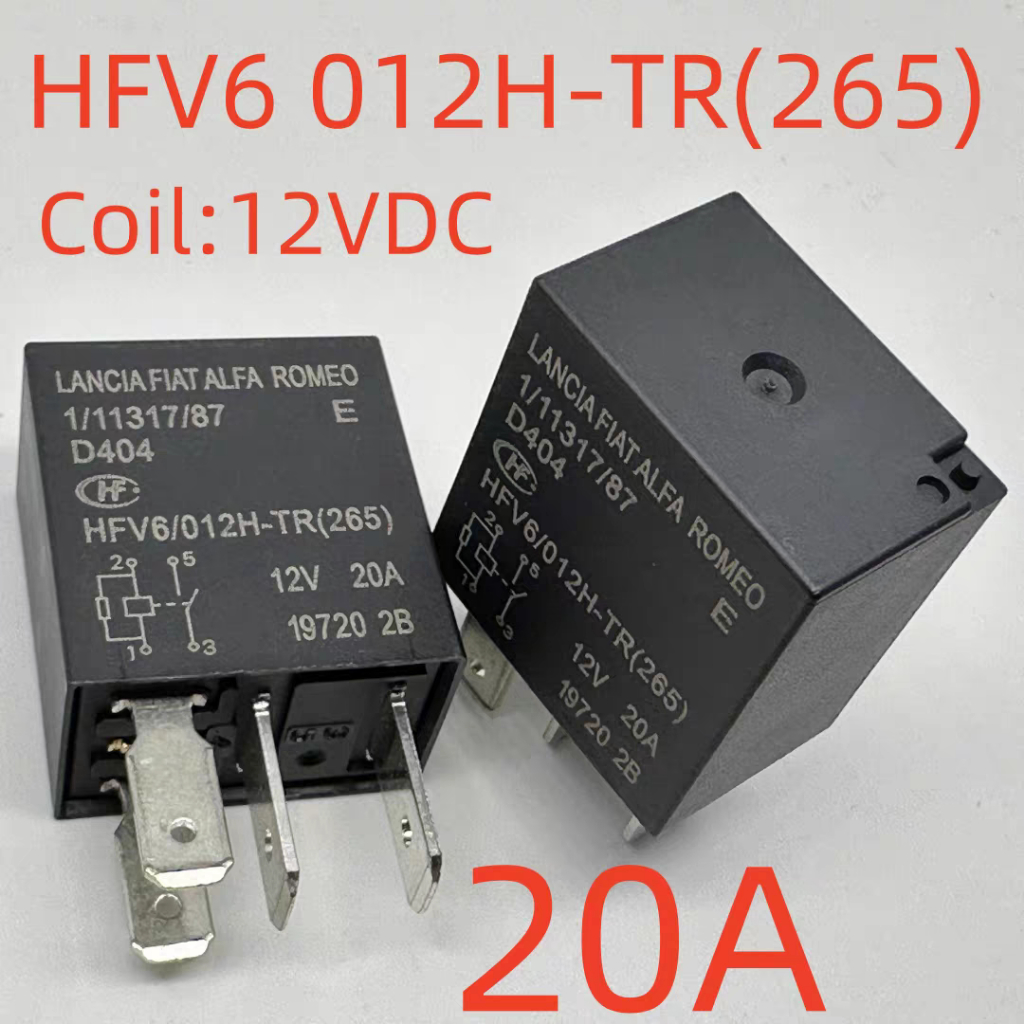 รีเลย์ HFV6 012H-TR (265) 4 Pins 20A
