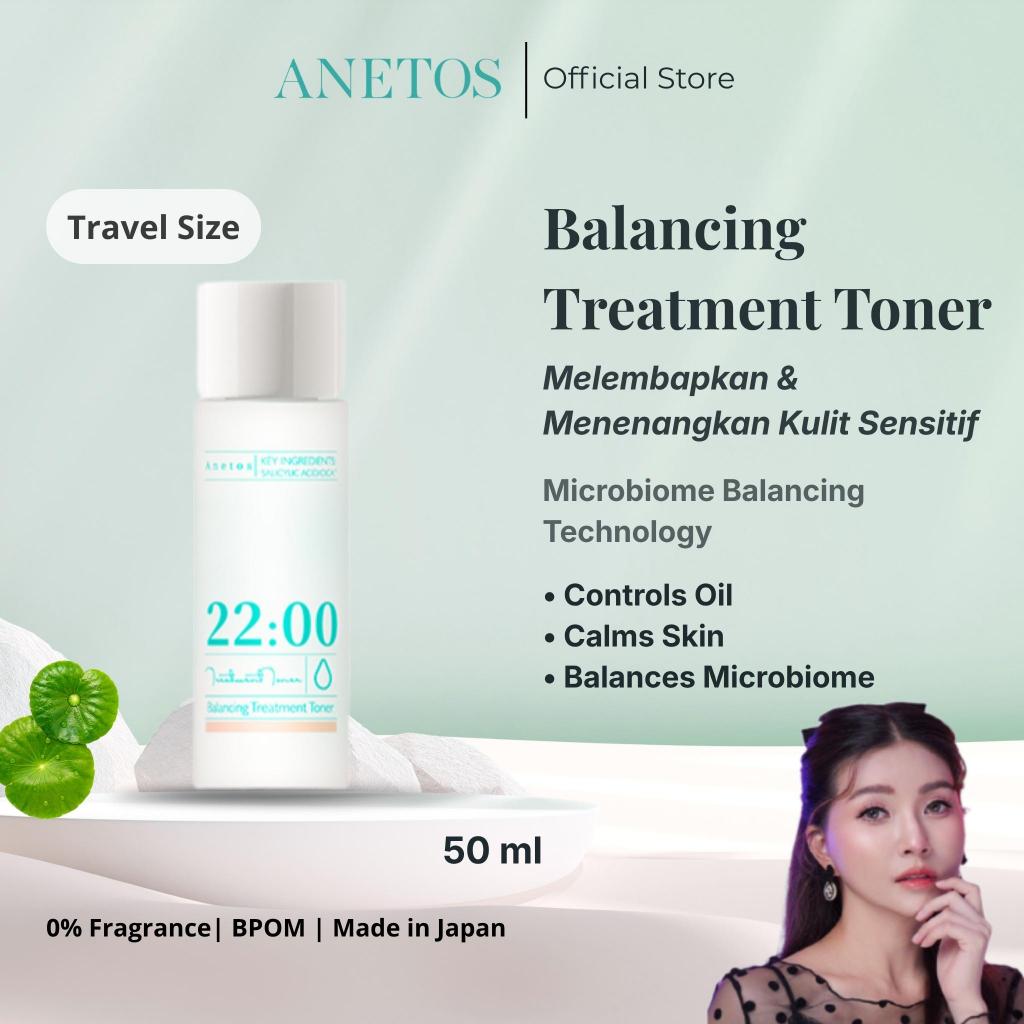 Anetos 22:00 Balancing Treatment Toner, Centella Asiatica Gentle Facial Toner