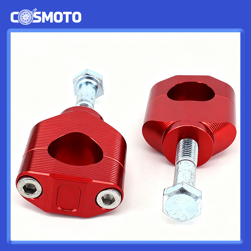 รถจักรยานยนต์ CNC 1 1/8 "28 มม.Handlebar ไขมันบาร์ Risers Mount Clamp สําหรับ HONDA CR125R CR250R CR