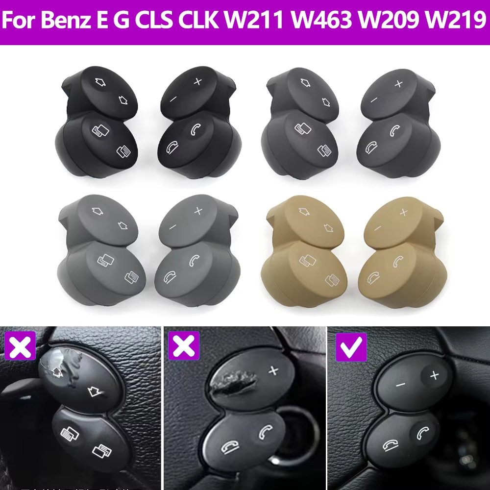 สําหรับ Mercedes Benz EG CLS CLK W211 W463 W209 W219 รถซ้ายขวา Multi-Function พวงมาลัยปุ่มสวิทช์ควบค