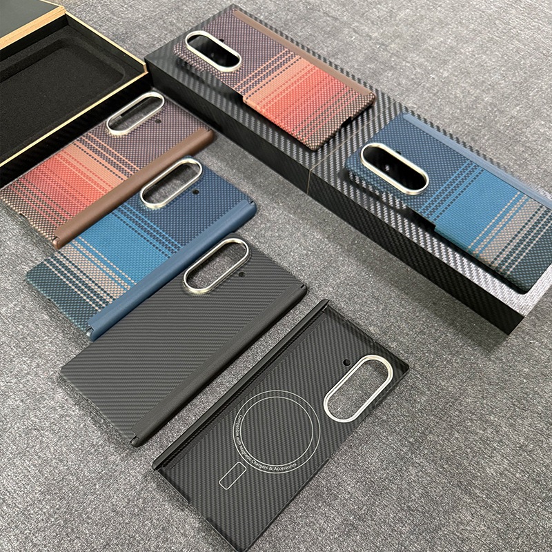 Samsung ZFold7 High-end Kevlar Mobile Phone Casing ฝาครอบบานพับ full prorection case zfold7