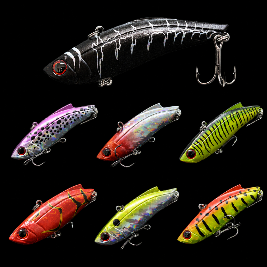 WLure Lipless Fishing Lure VIB 9 ซม. 25g ระยะไกล Casting Sinking Wiggle L676