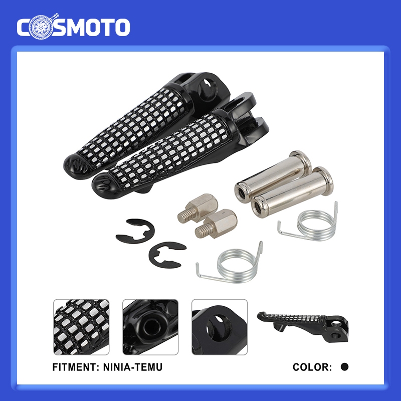 รถจักรยานยนต์แผ่น Footpeg หมุดเท้า Footpegs เหยียบสําหรับ KAWASAKI NINJA ZX 6R ABS KRT 10R Z1000 ZR-