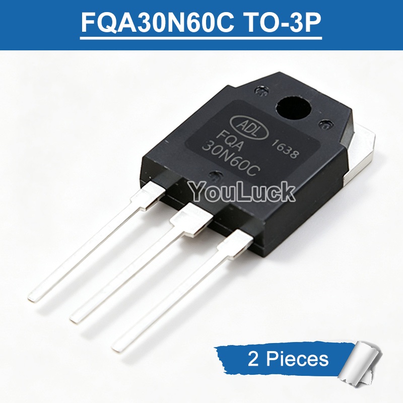 2 ชิ้น FQA30N60 FQA30N60C TO-3P 30A/600V N-Channel MOSFET ทรานซิสเตอร์ใหม่เดิม