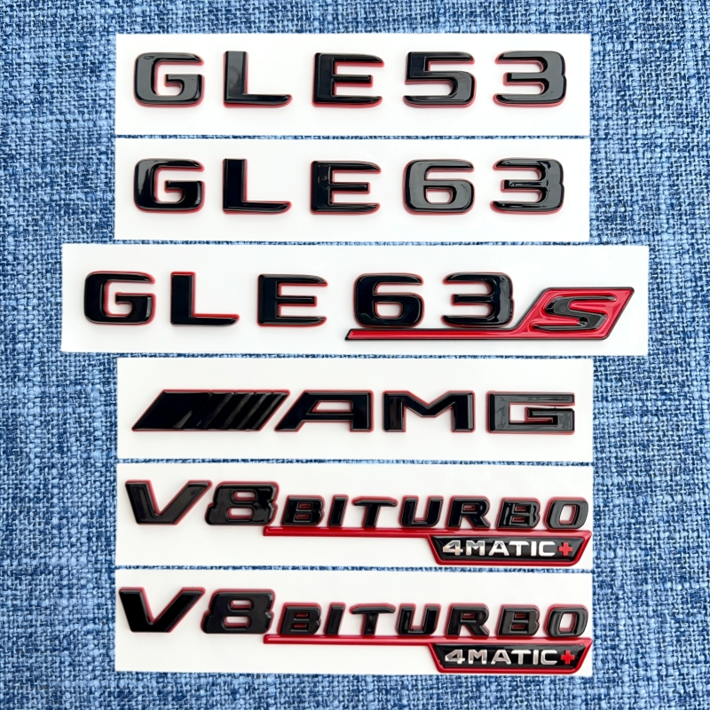 AMG GLE series รถ trunk badge GLE53 GLE63S V8BITURBO4MATIC trunk letter การปรับเปลี่ยนรถ