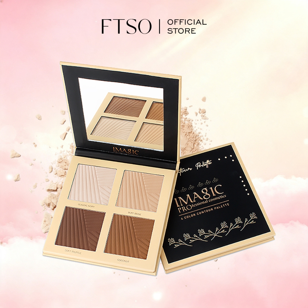 FTSO&IMAGIC ไฮไลท์คอนโทรล ไบรท์ ไวท์ แชโดว์ คอนทัวร์ แป้งแต่งหน้าธรรมชาติ