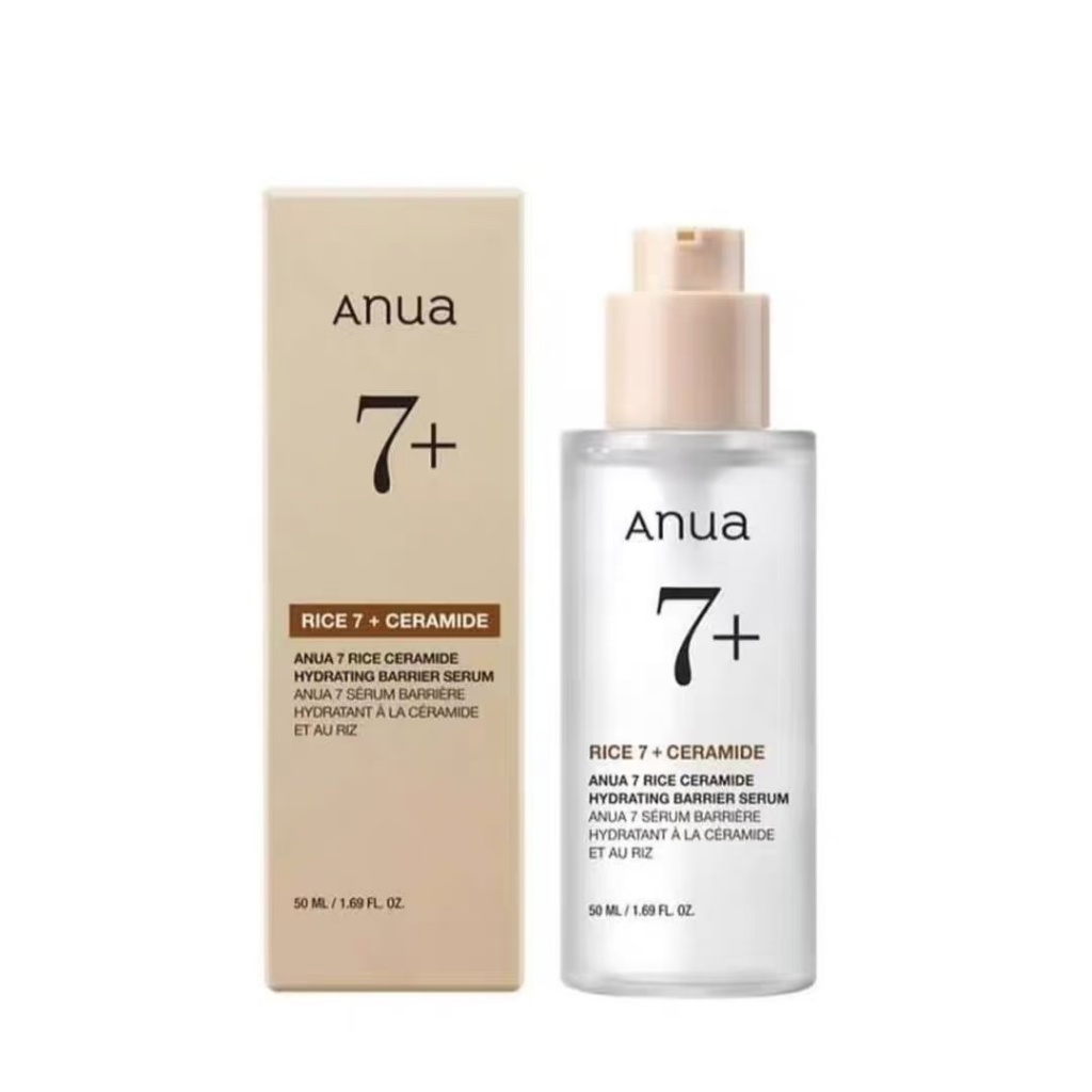 Anua 7+ Rice Ceramide Hydrating Barrier Serum, Anua Rice Ceramide Serum 50ml