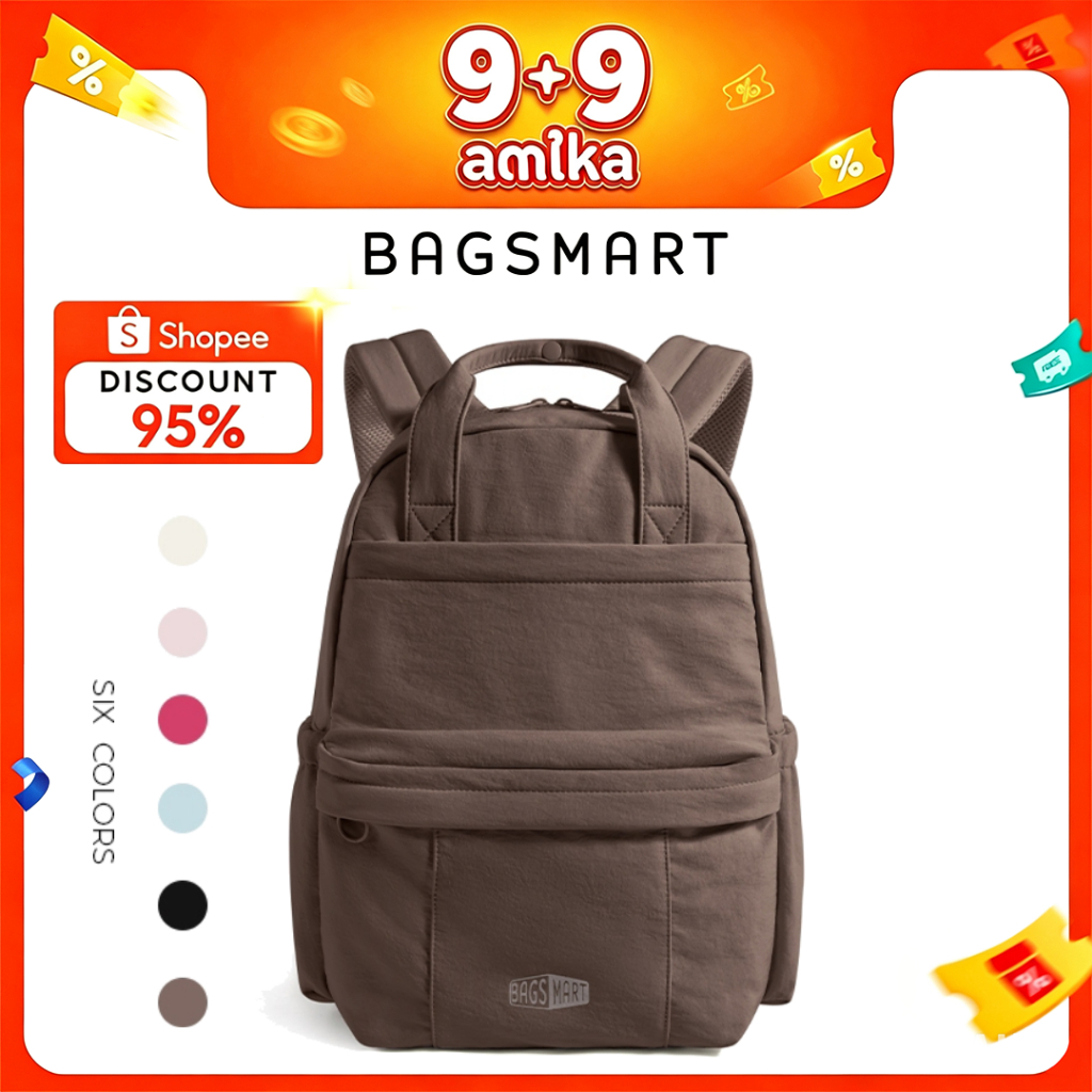 BAGSMAT Casual กระเป๋าเป้สะพายหลัง 14.3 นิ้วแล็ปท็อปกระเป๋าเป้สะพายหลัง Daypack SchoolBag College Bo